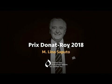 Conseil des industriels laitiers du Québec – Prix Donat-Roy 2018